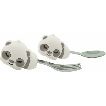 マーカス&マーカス パームグラスプ スプーン&フォークセット パンダ(MMPG-PD) MARCUS&MARCUS 【送料無料 沖縄・一部地域を除く】